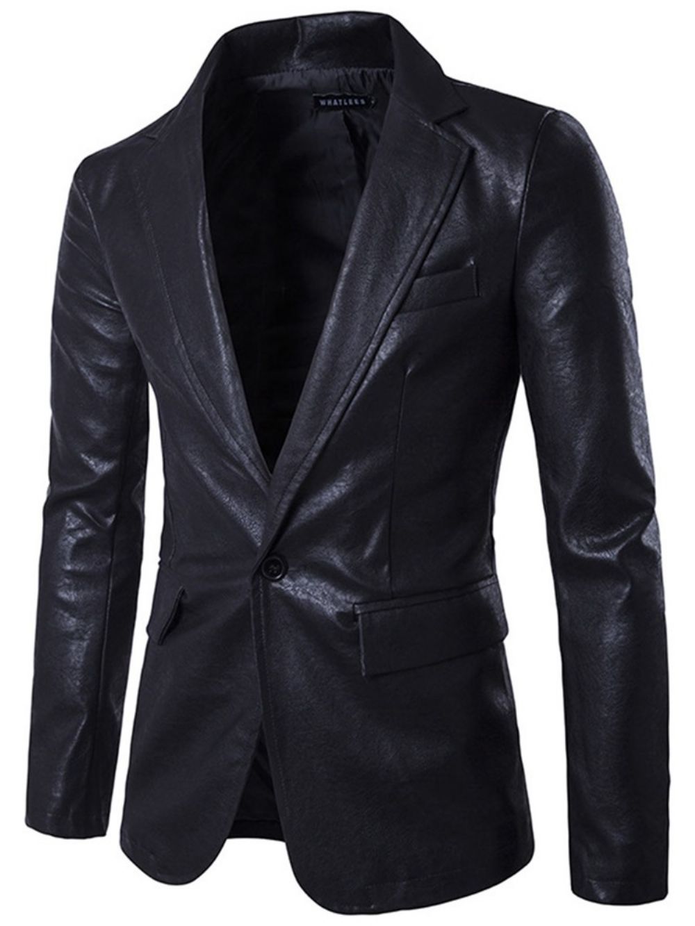 Blazer Masculino Vogue Pu Slim De Um Botão