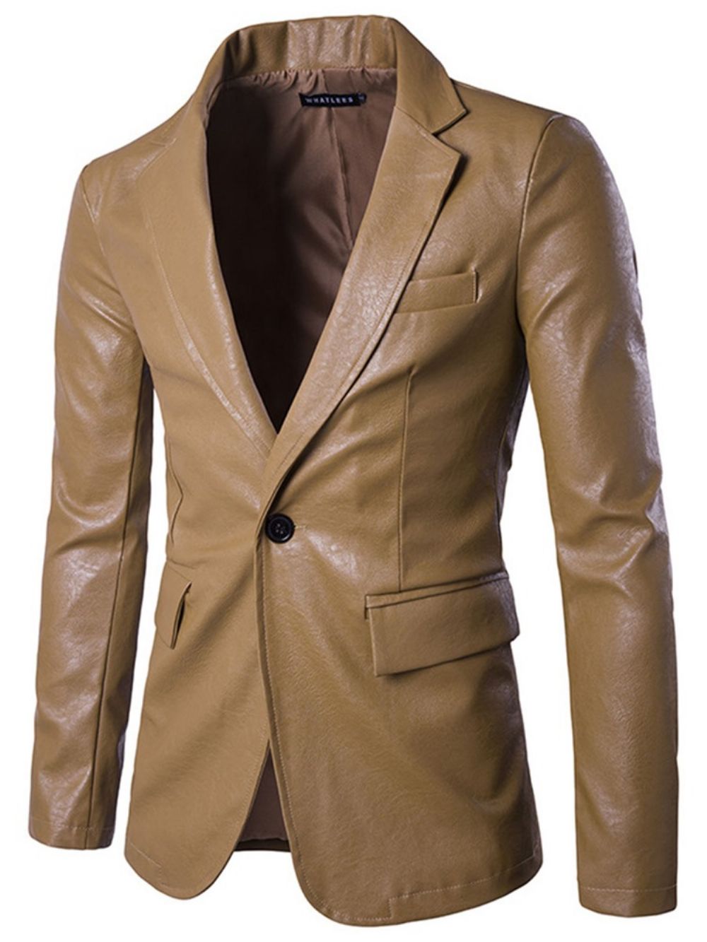 Blazer Masculino Vogue Pu Slim De Um Botão