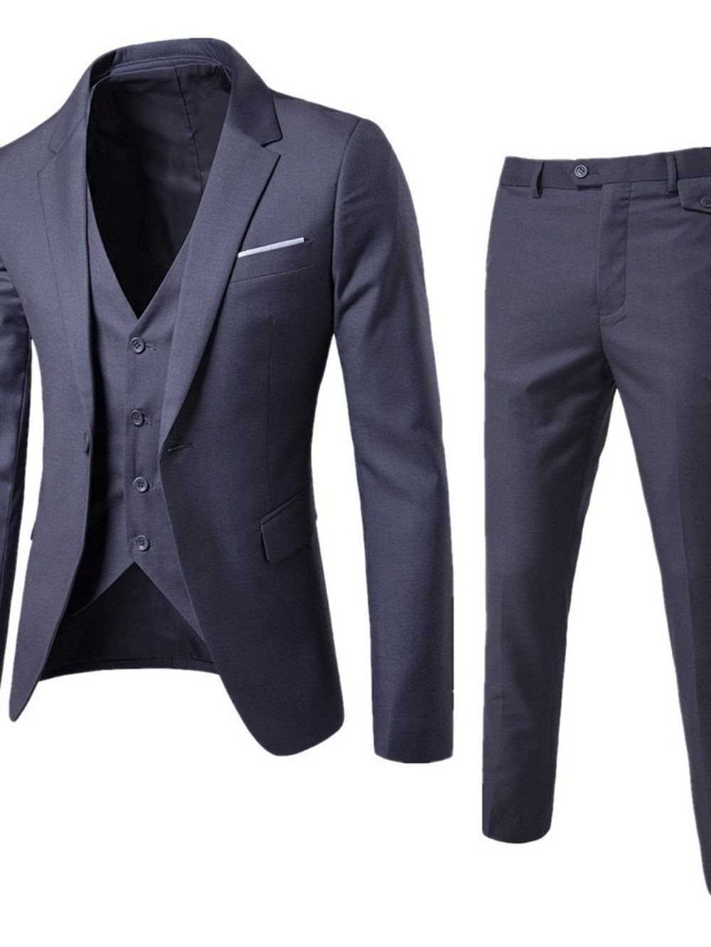 Colete Terno Masculino Simples Vestido Coreano