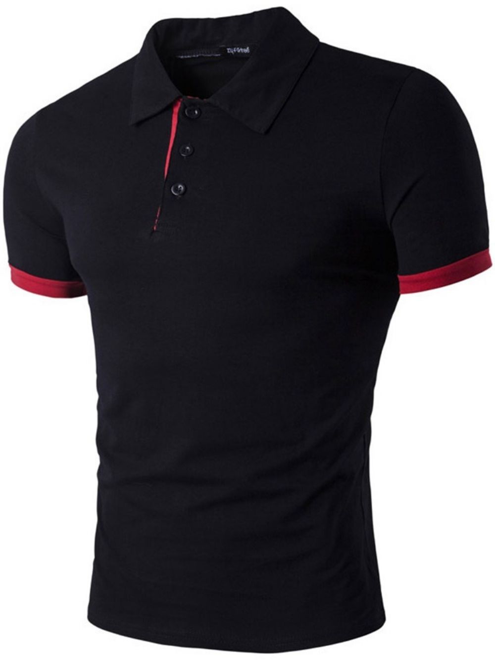 Camisa Polo Masculina Casual Com Botão Gola Polo