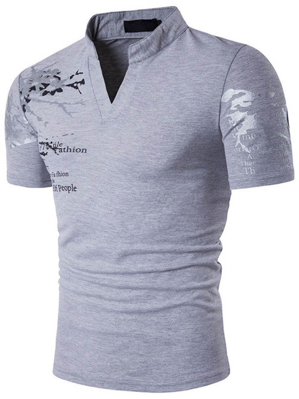 Camisa Pólo Masculina Casual Estampada