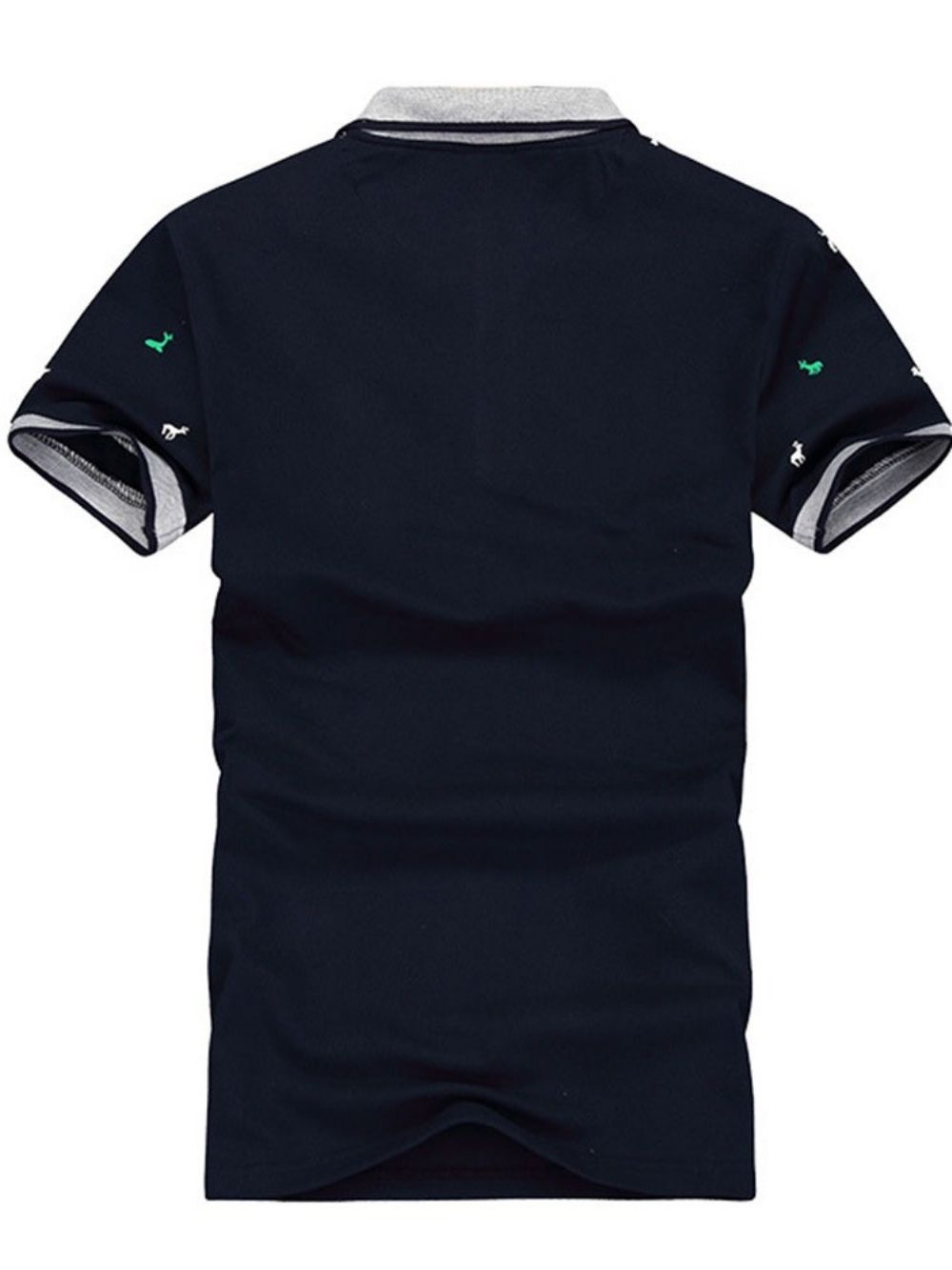 Camisa Polo Masculina Estampa Casual Gola Polo