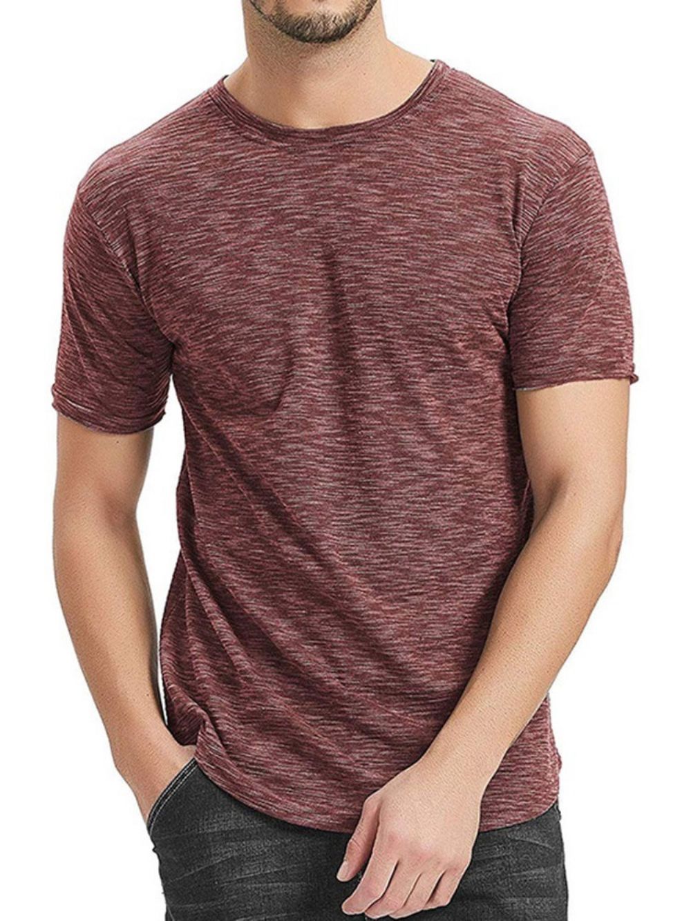 Camiseta Masculina Casual Manga Curta