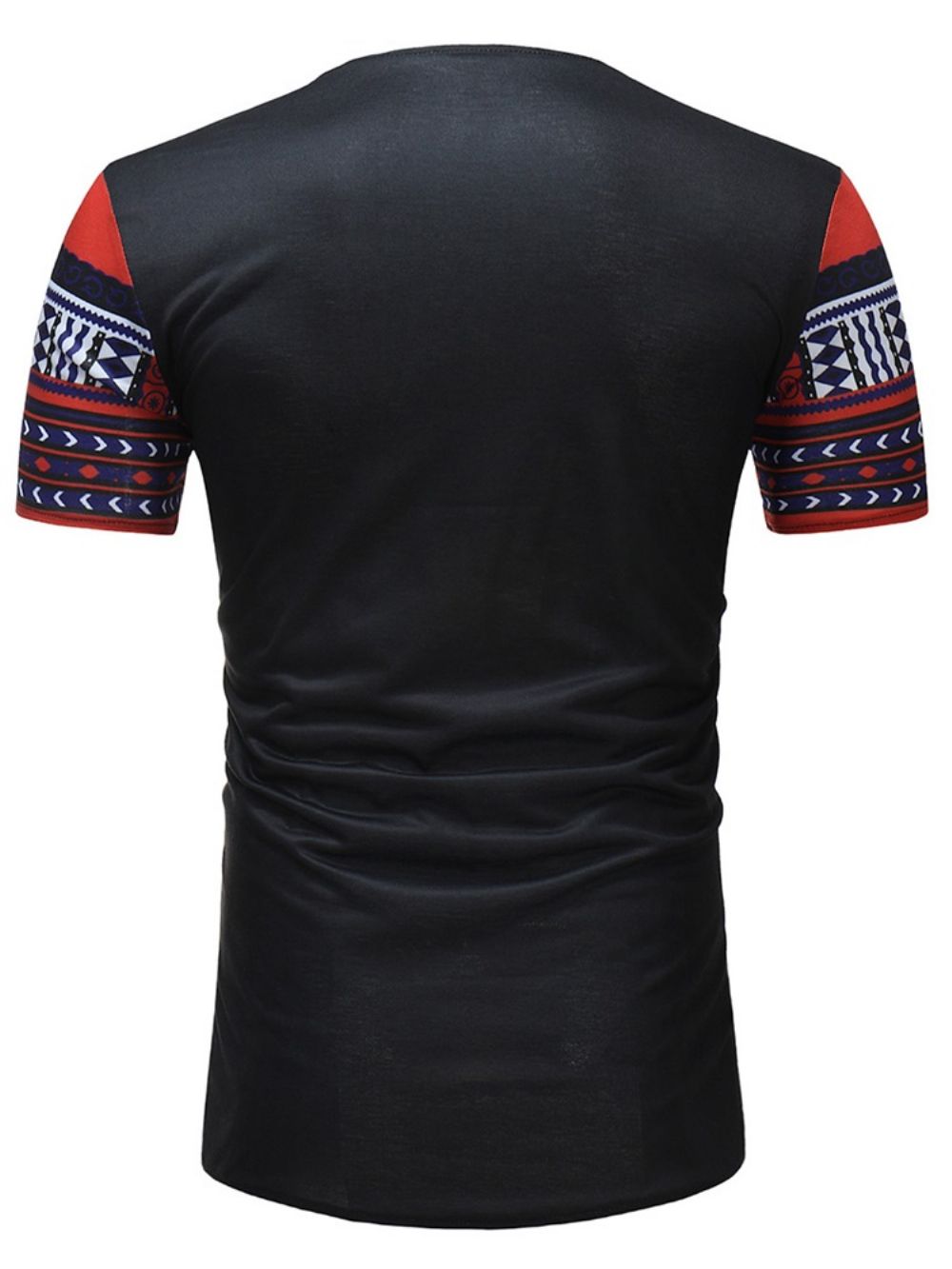 Camiseta Masculina Com Estampa Dashiki Moda Africana Slim Fit