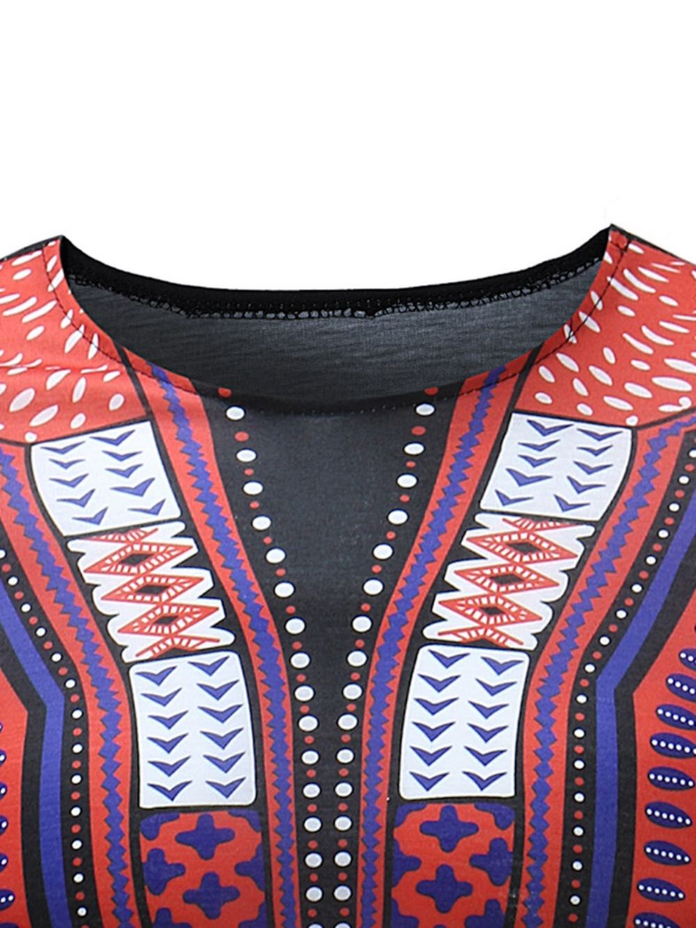 Camiseta Masculina Com Estampa Dashiki Moda Africana Slim Fit