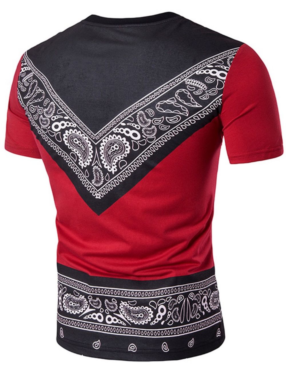 Camiseta Masculina De Gola Redonda Dashiki Moda Africana