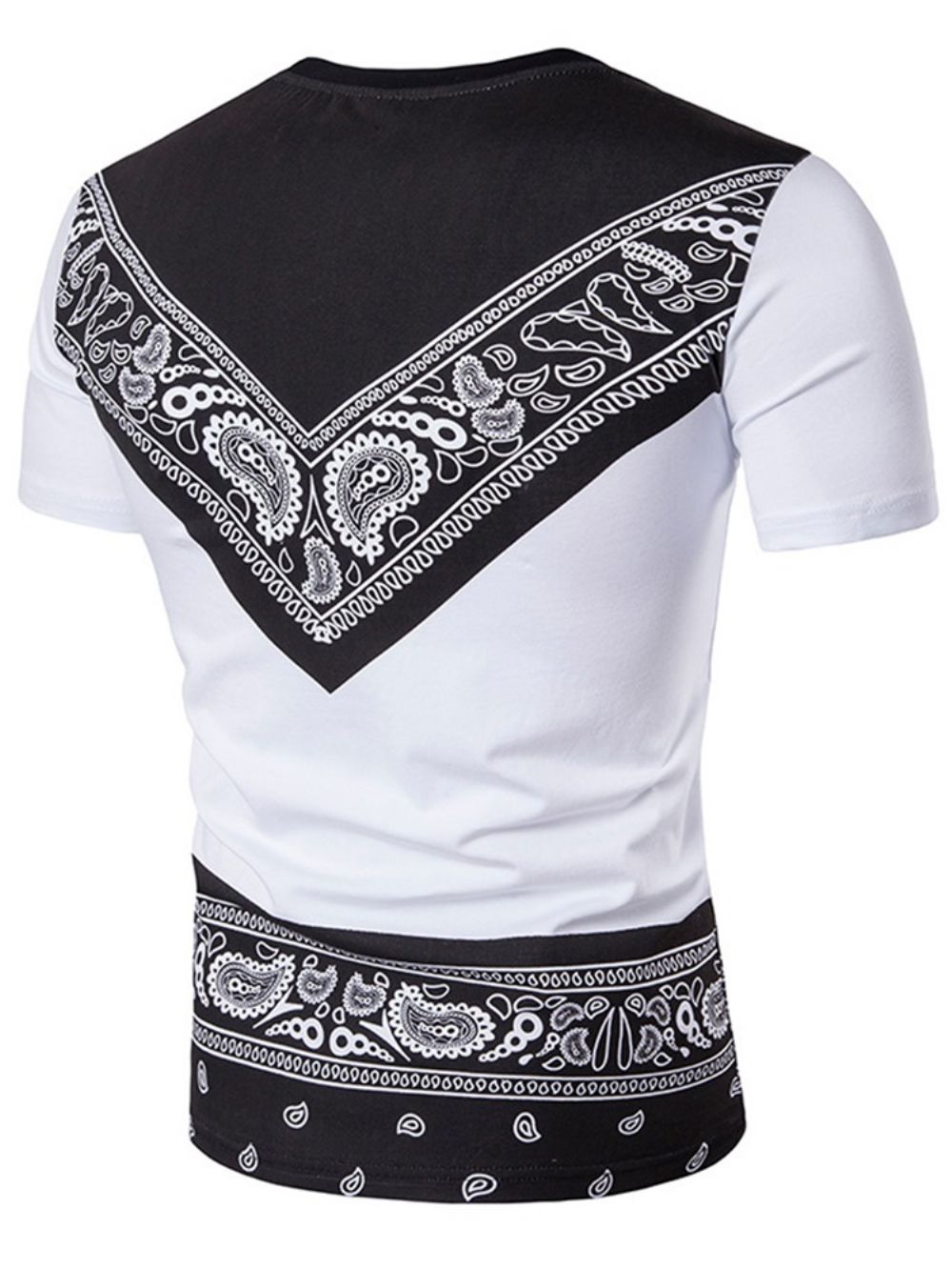 Camiseta Masculina De Gola Redonda Dashiki Moda Africana