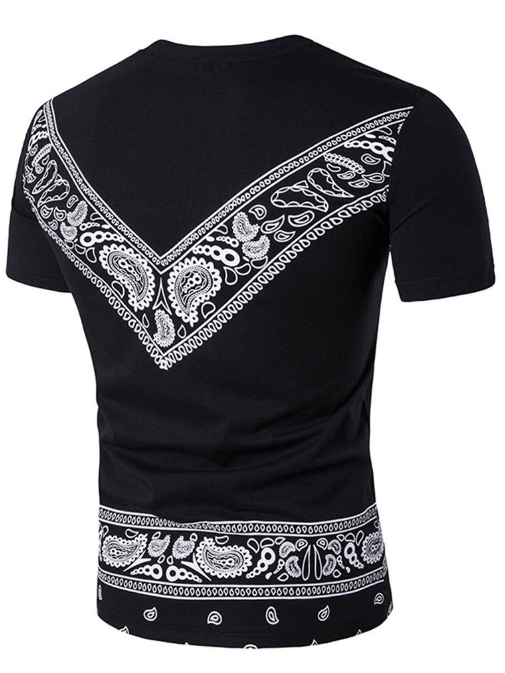 Camiseta Masculina De Gola Redonda Dashiki Moda Africana