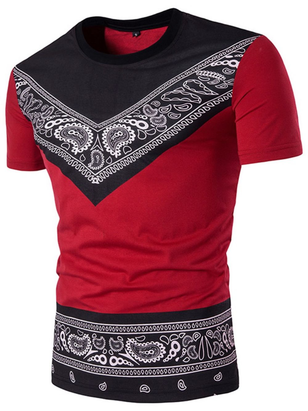 Camiseta Masculina De Gola Redonda Dashiki Moda Africana