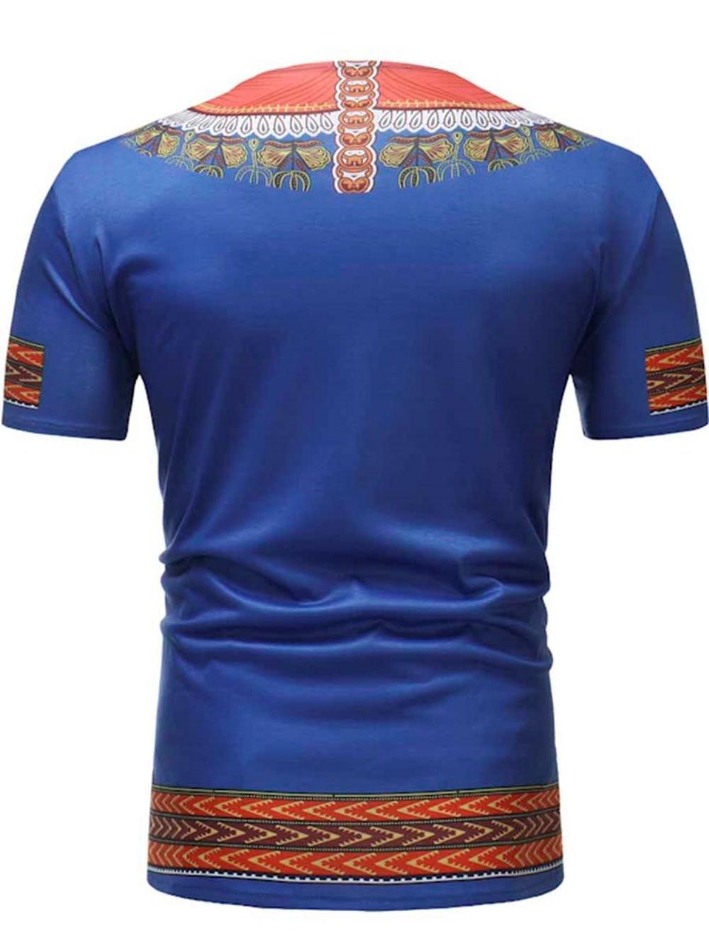 Camiseta Masculina Manga Curta Estampada Dashiki Moda Africana