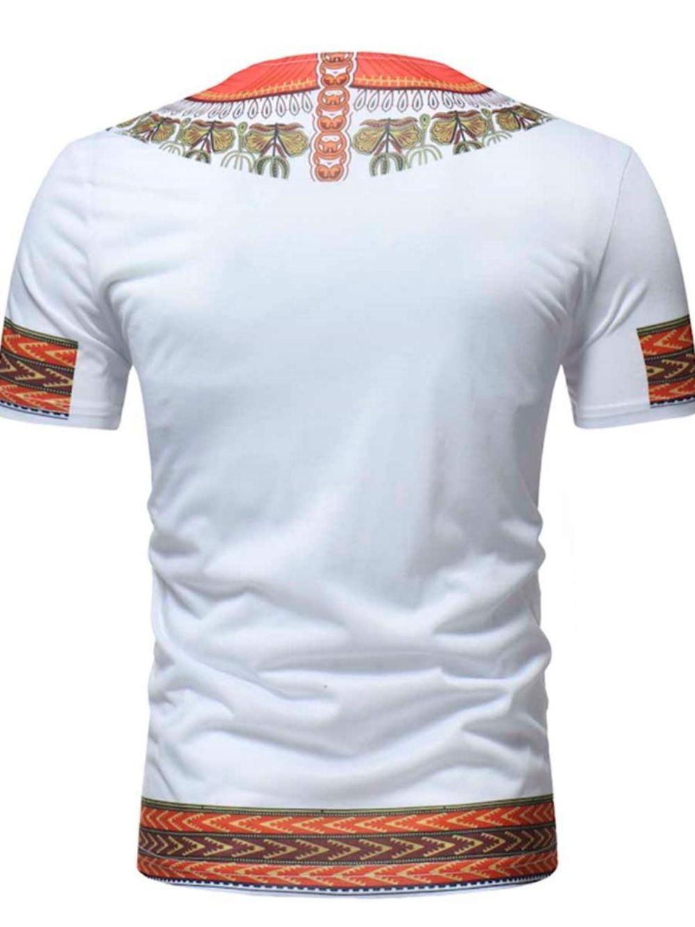 Camiseta Masculina Manga Curta Estampada Dashiki Moda Africana