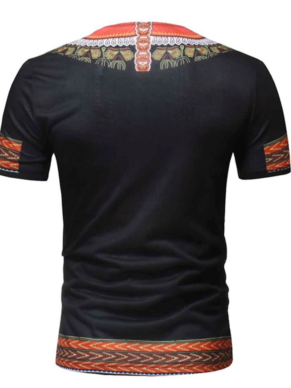 Camiseta Masculina Manga Curta Estampada Dashiki Moda Africana