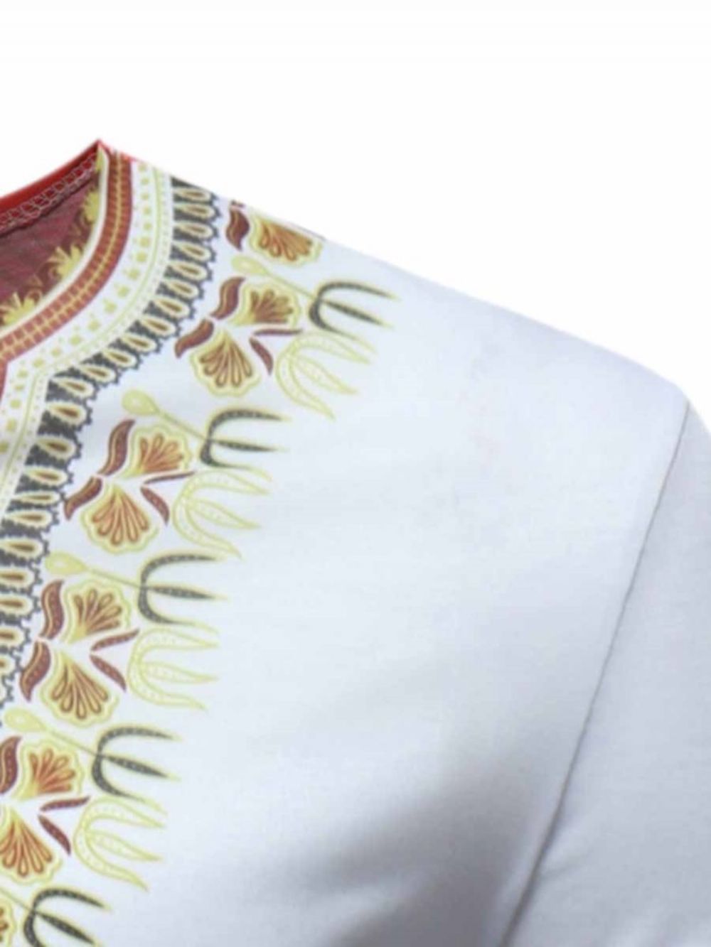 Camiseta Masculina Manga Curta Estampada Dashiki Moda Africana