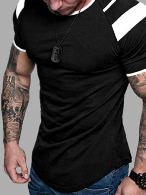 Camiseta Masculina Slim Gola Redonda