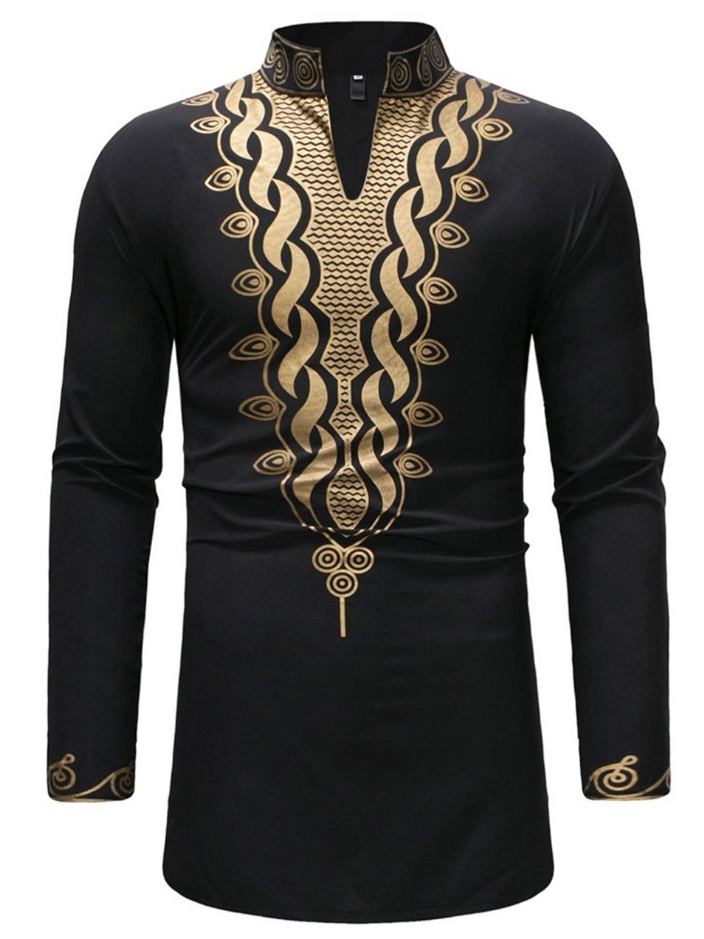 Camisetas Masculinas Casuais Com Estampa Geométrica Dashiki Moda Africana