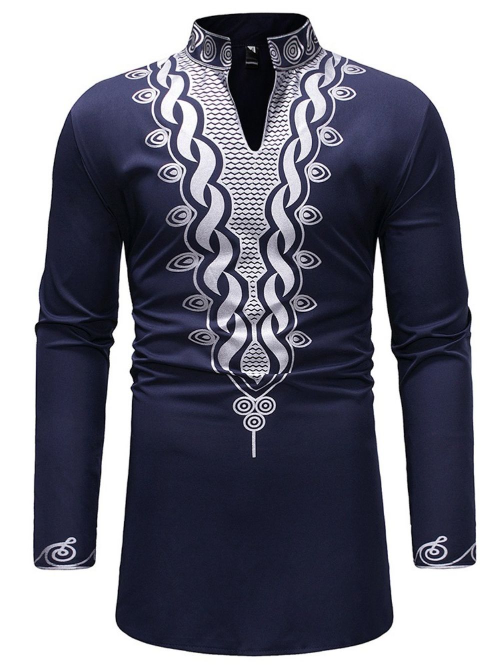 Camisetas Masculinas Casuais Com Estampa Geométrica Dashiki Moda Africana