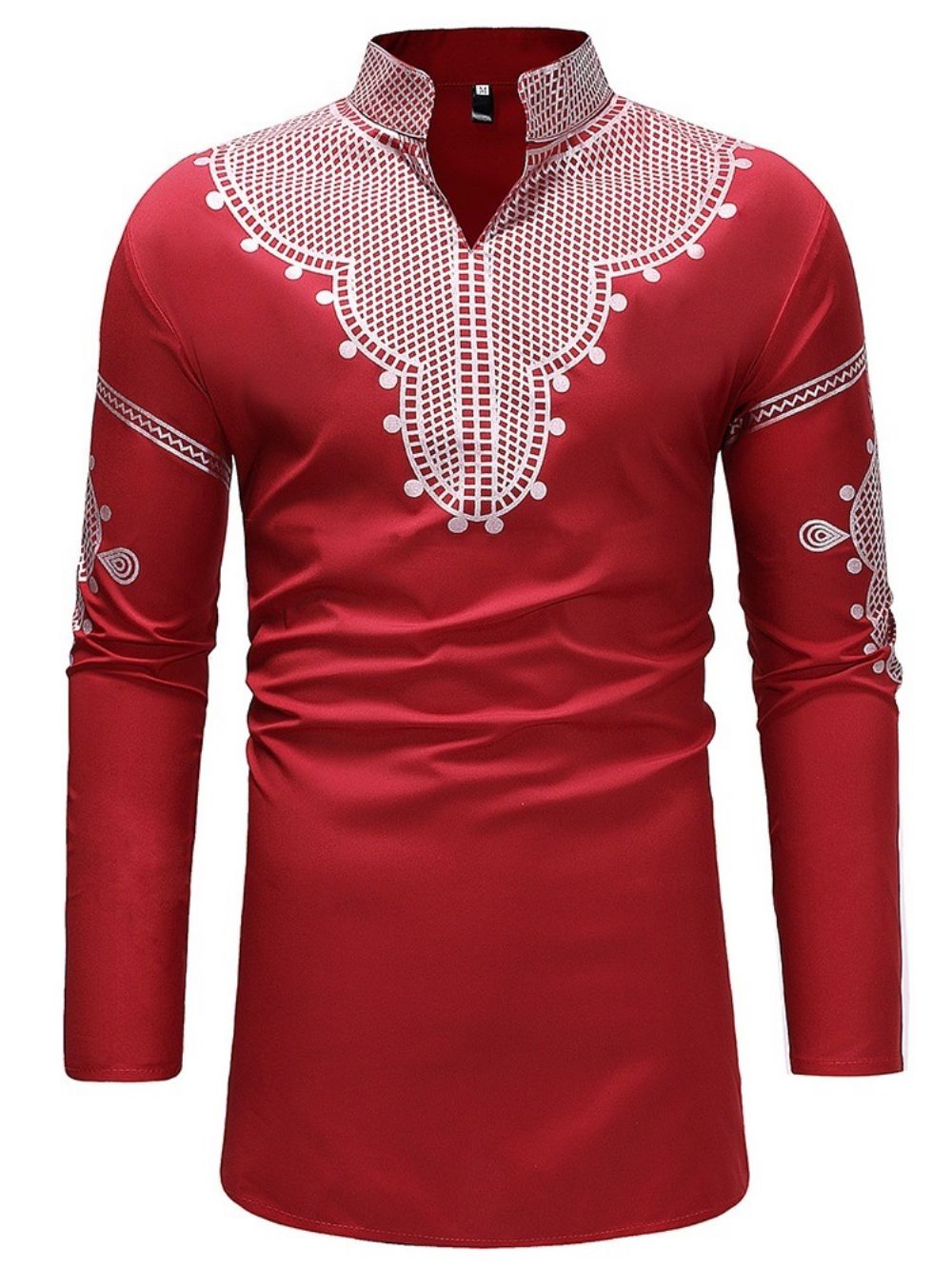 Camisetas Masculinas Casuais Com Gola Em V E Gola Em V Moda Africana Dashiki