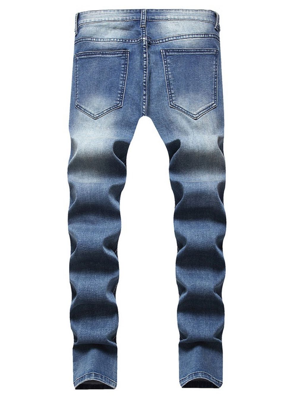 Calça Lápis Calça Jeans Casual Europeu De Cintura Média Usado Simples