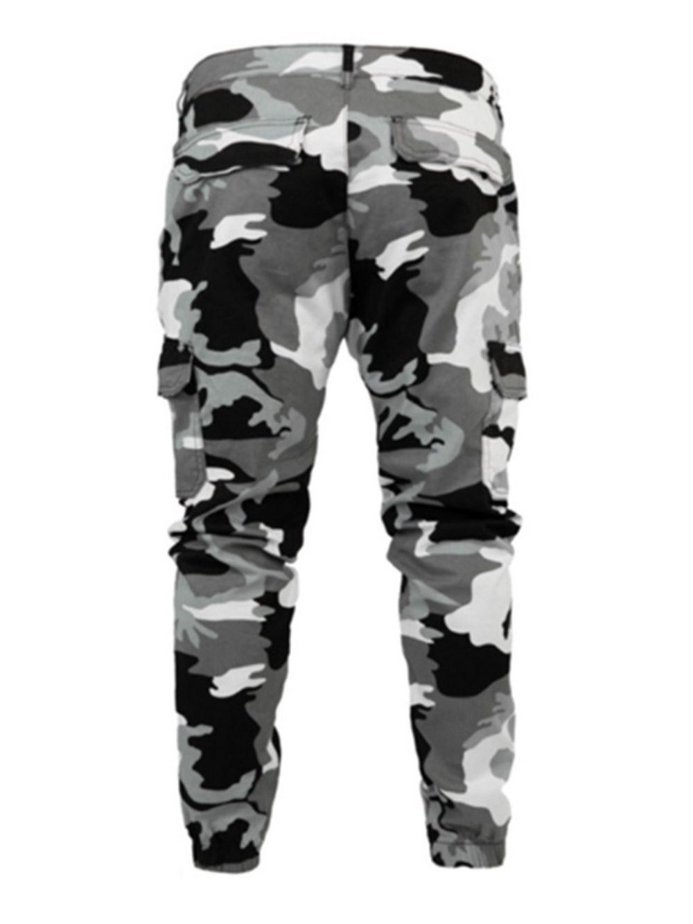 Calças Lápis Jeans Camuflagem Europeias Masculinas