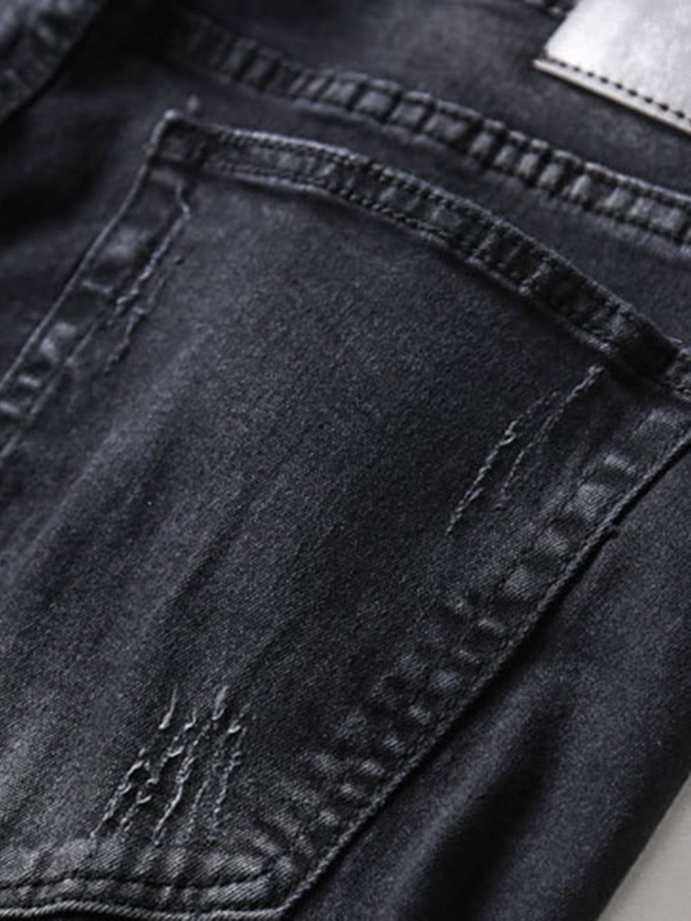 Jeans Da Moda Com Zíper Simples E Usado