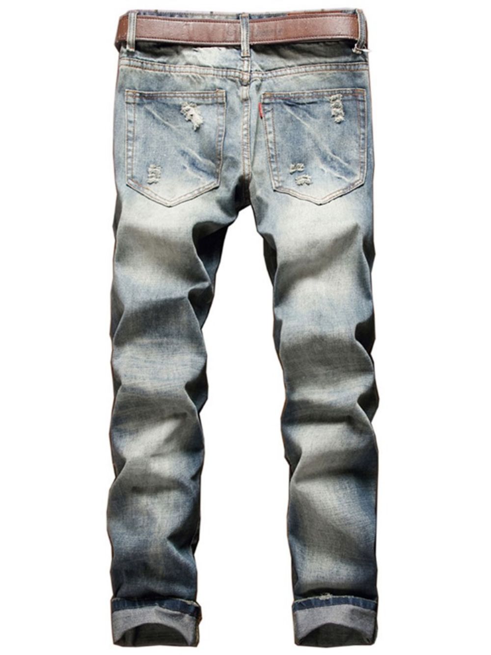 Jeans Masculino Com Buracos Casuais