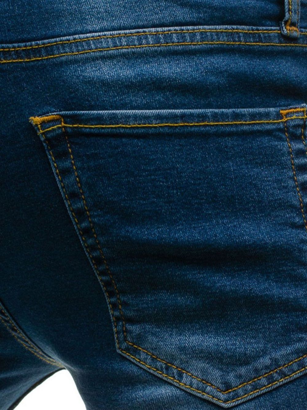 Jeans Masculino Simples Inelástico Usado Casual Rasgado