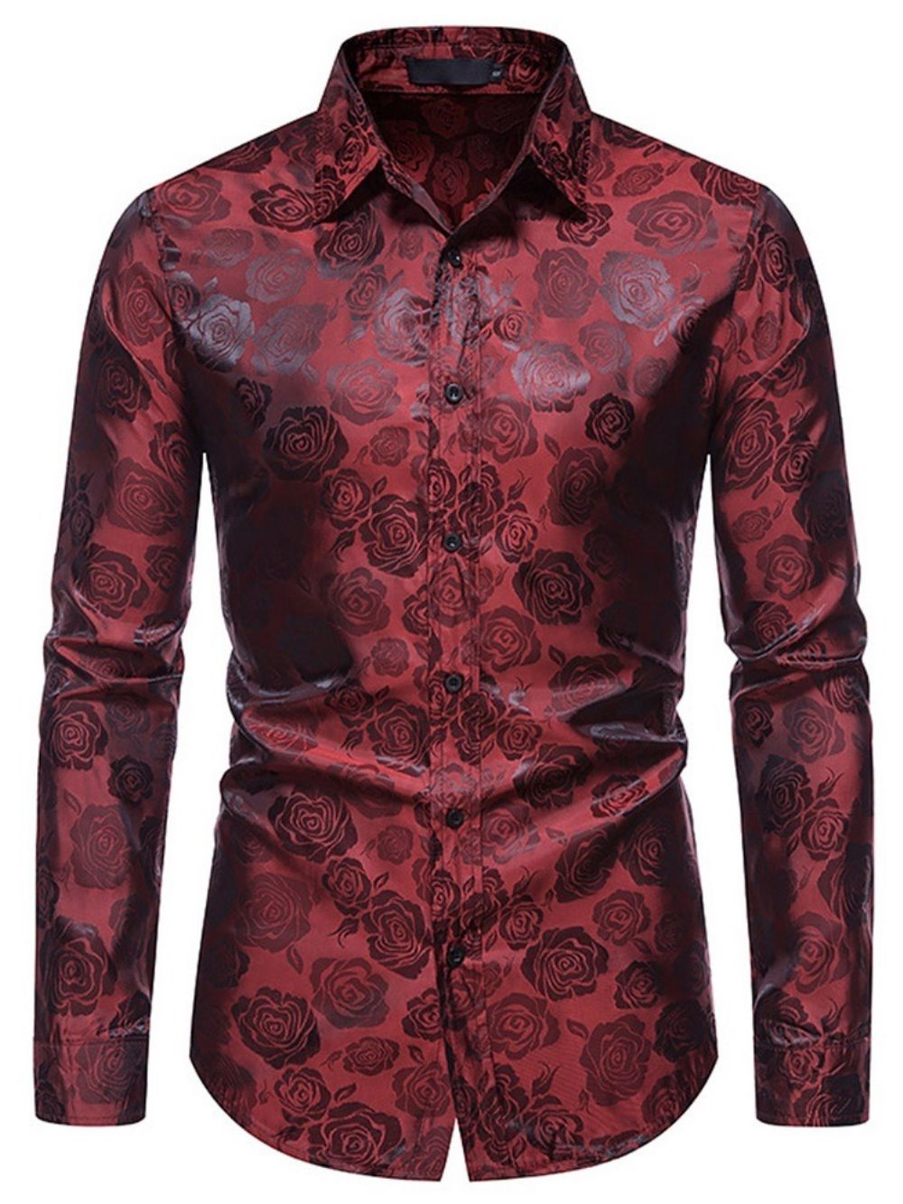 Camisa Casual Estampado Floral Outono Trespassado