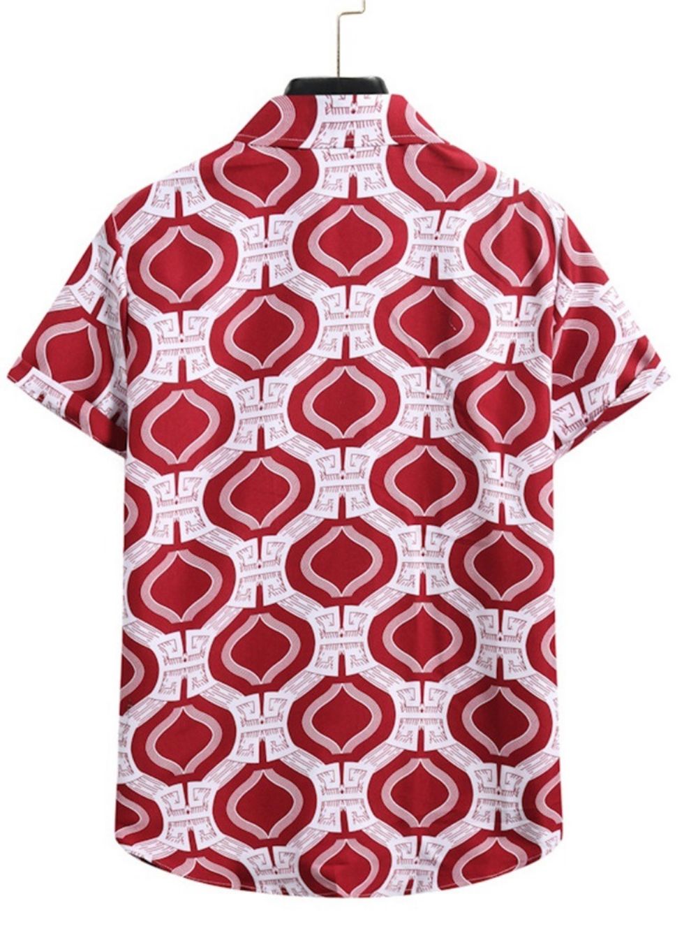 Camisa Casual Masculina De Outono Com Lapela Patchwork