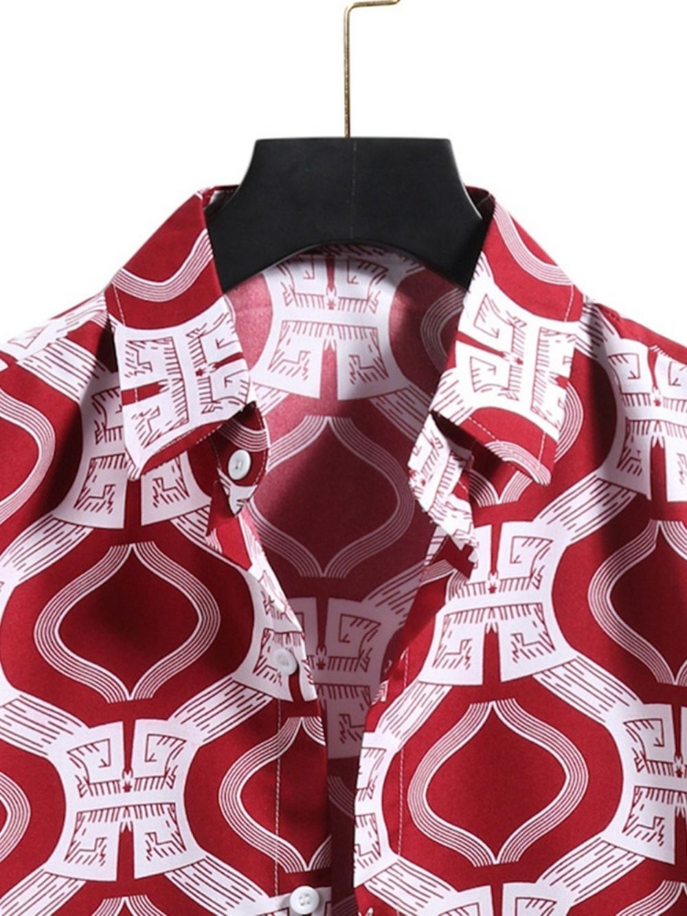 Camisa Casual Masculina De Outono Com Lapela Patchwork