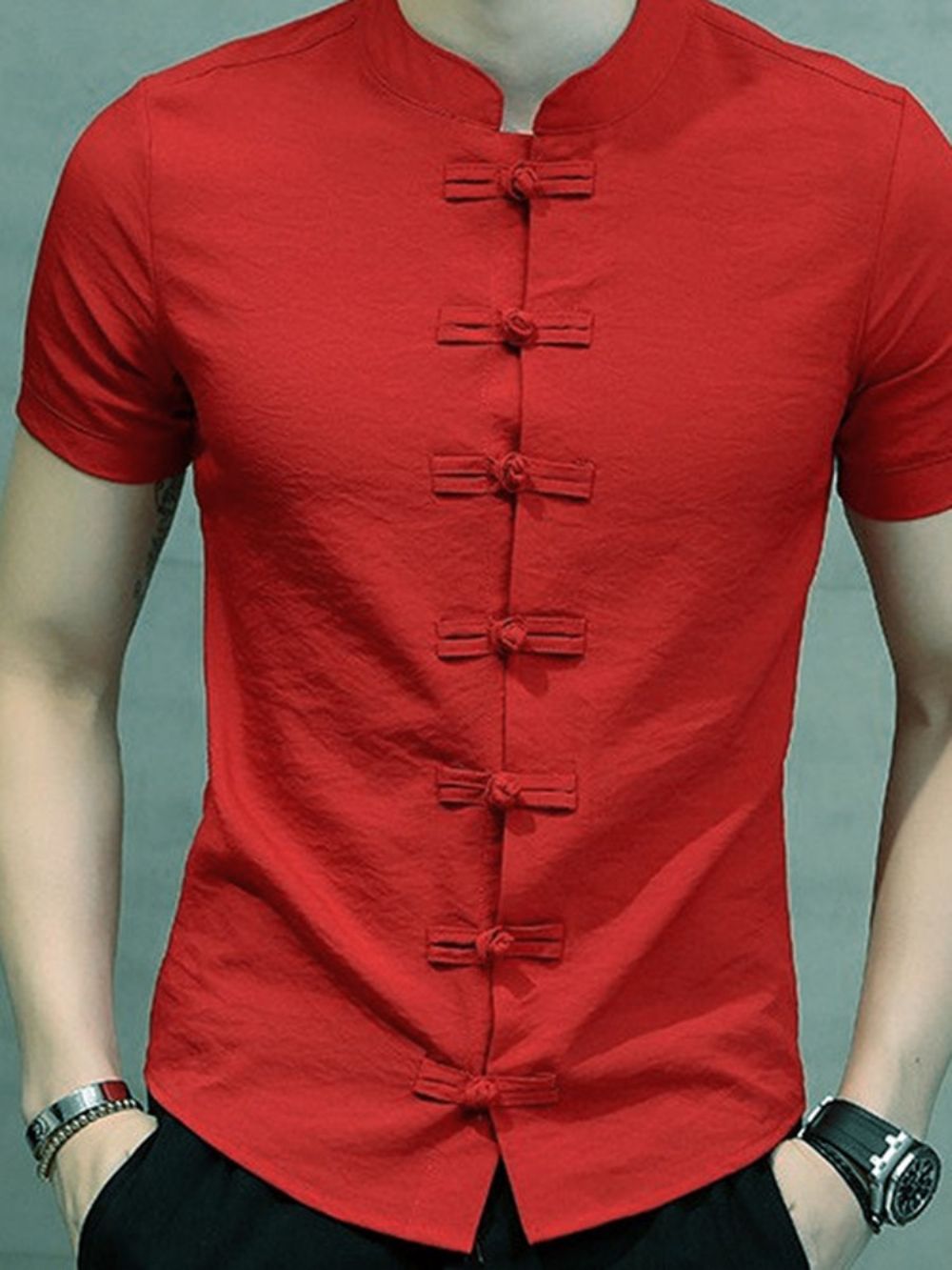 Camisa Com Gola Simples Vintage Slim Trespassada