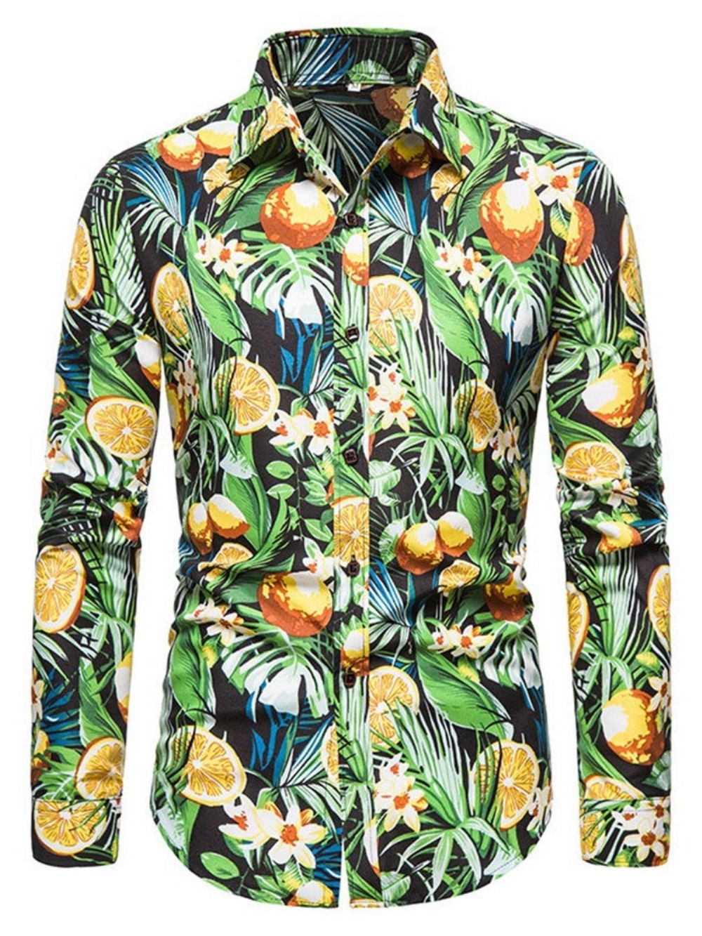 Camisa Estampada Casual Floral De Primavera