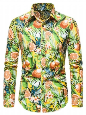 Camisa Estampada Casual Floral De Primavera