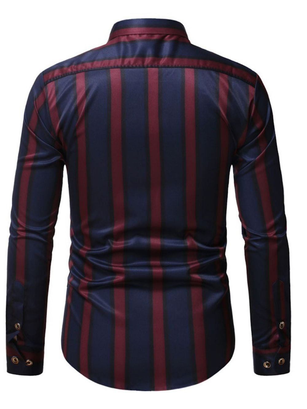 Camisa Folgada Ol Com Lapela Listrada