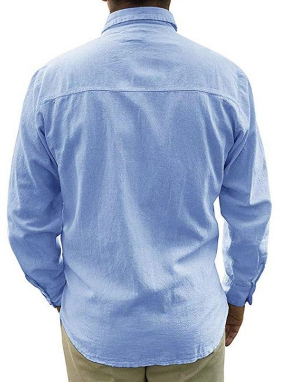 Camisa De Lapela Simples Com Botão De Outono