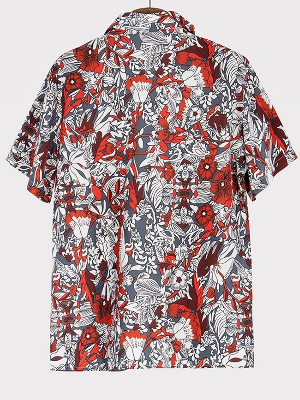 Camisa Masculina De Lapela Floral Trespassada