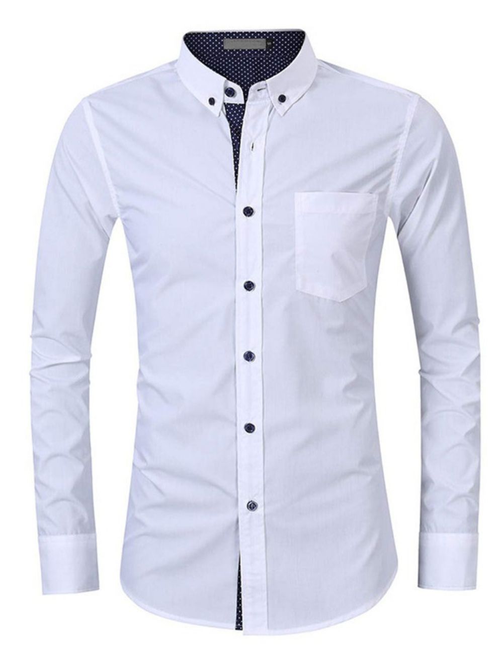 Camisa Ol Com Bolso De Lapela Masculina Slim Trespassada