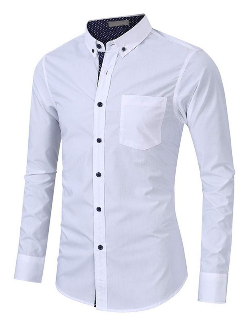 Camisa Ol Com Bolso De Lapela Masculina Slim Trespassada