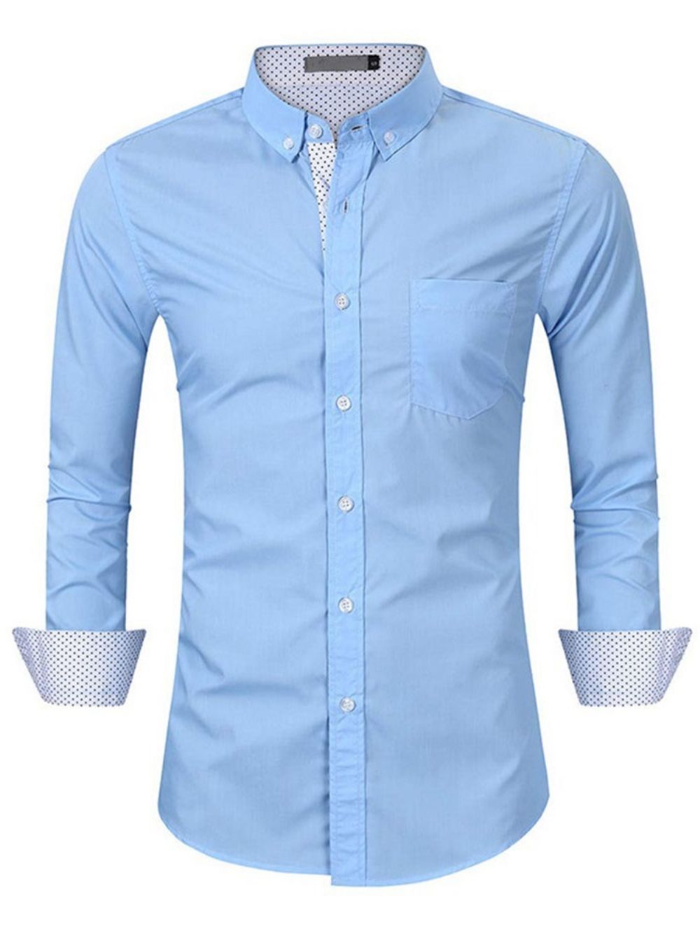 Camisa Ol Com Bolso De Lapela Masculina Slim Trespassada