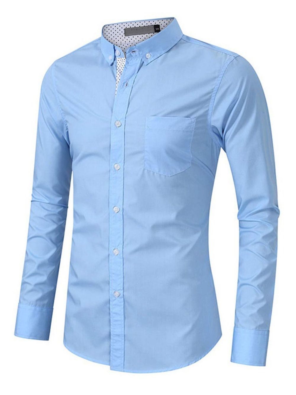 Camisa Ol Com Bolso De Lapela Masculina Slim Trespassada