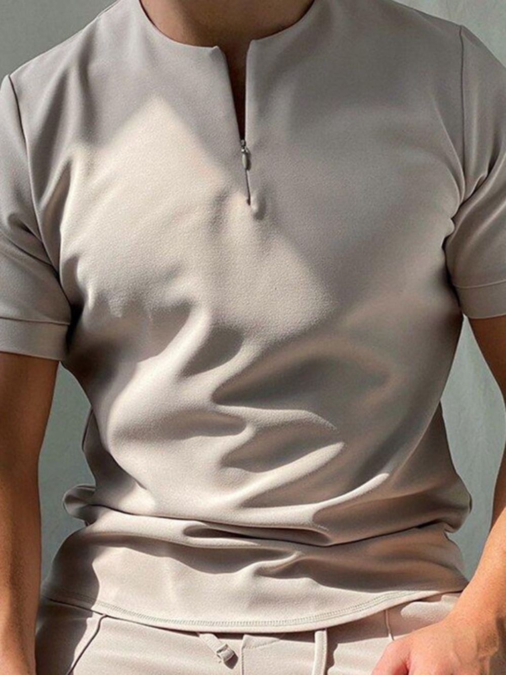 Camisa Pólo Casual Masculina Simples