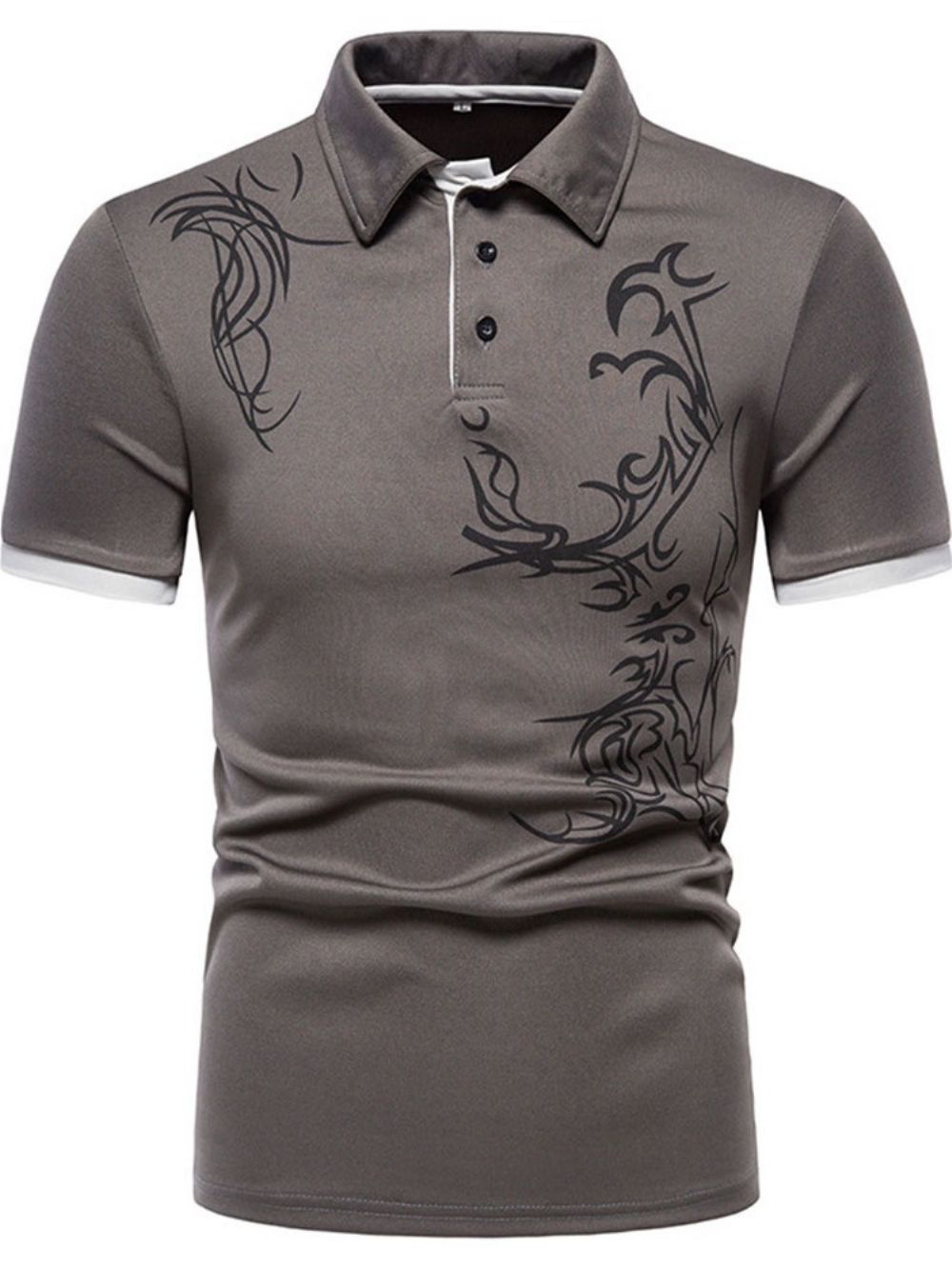 Camisa Pólo Masculina De Botão Esportivo Com Gola Polo