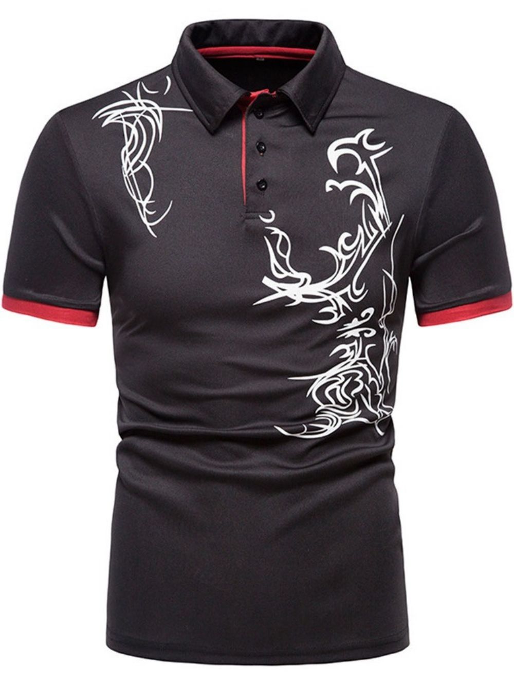 Camisa Pólo Masculina De Botão Esportivo Com Gola Polo