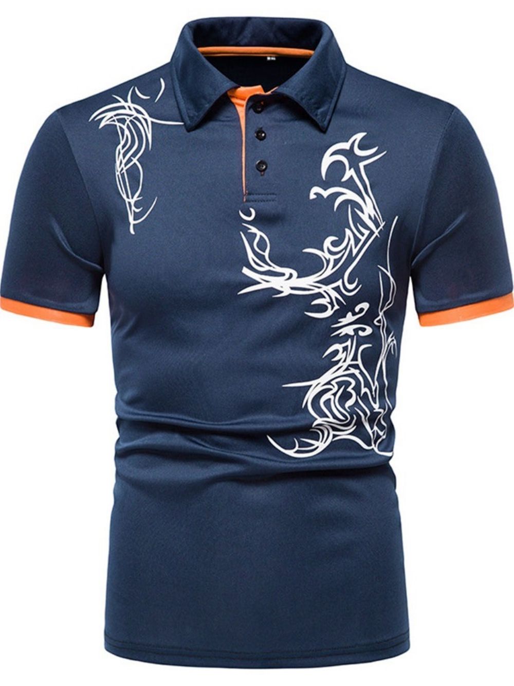 Camisa Pólo Masculina De Botão Esportivo Com Gola Polo