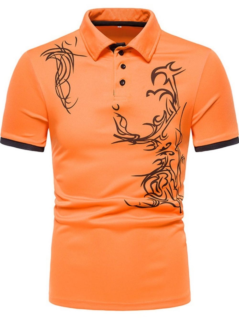 Camisa Pólo Masculina De Botão Esportivo Com Gola Polo