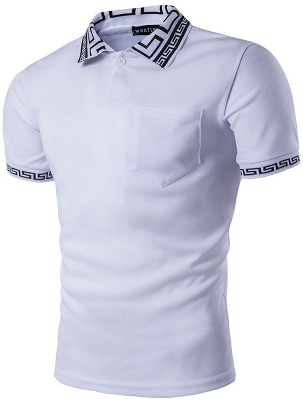 Camisa Pólo Masculina Com Estampa Casual