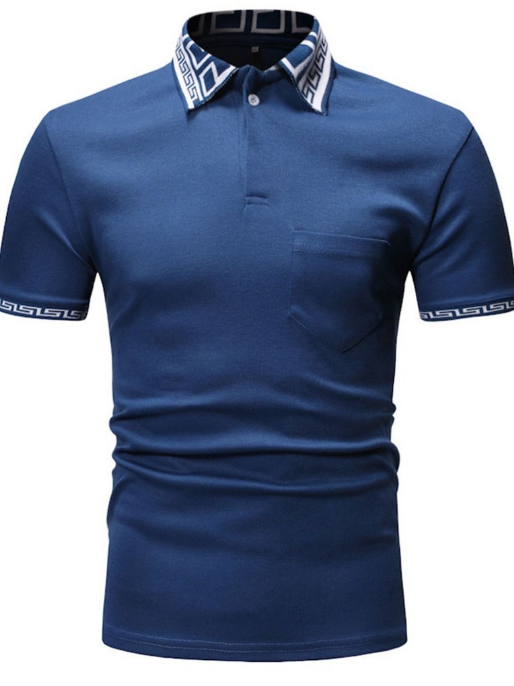 Camisa Pólo Masculina Com Estampa Casual