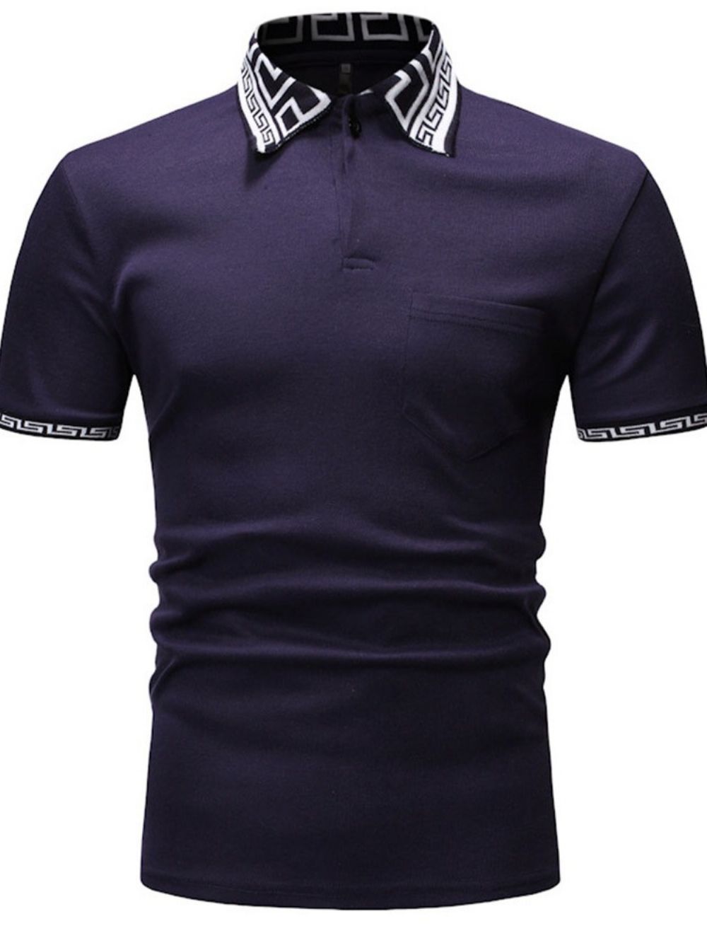 Camisa Pólo Masculina Com Estampa Casual