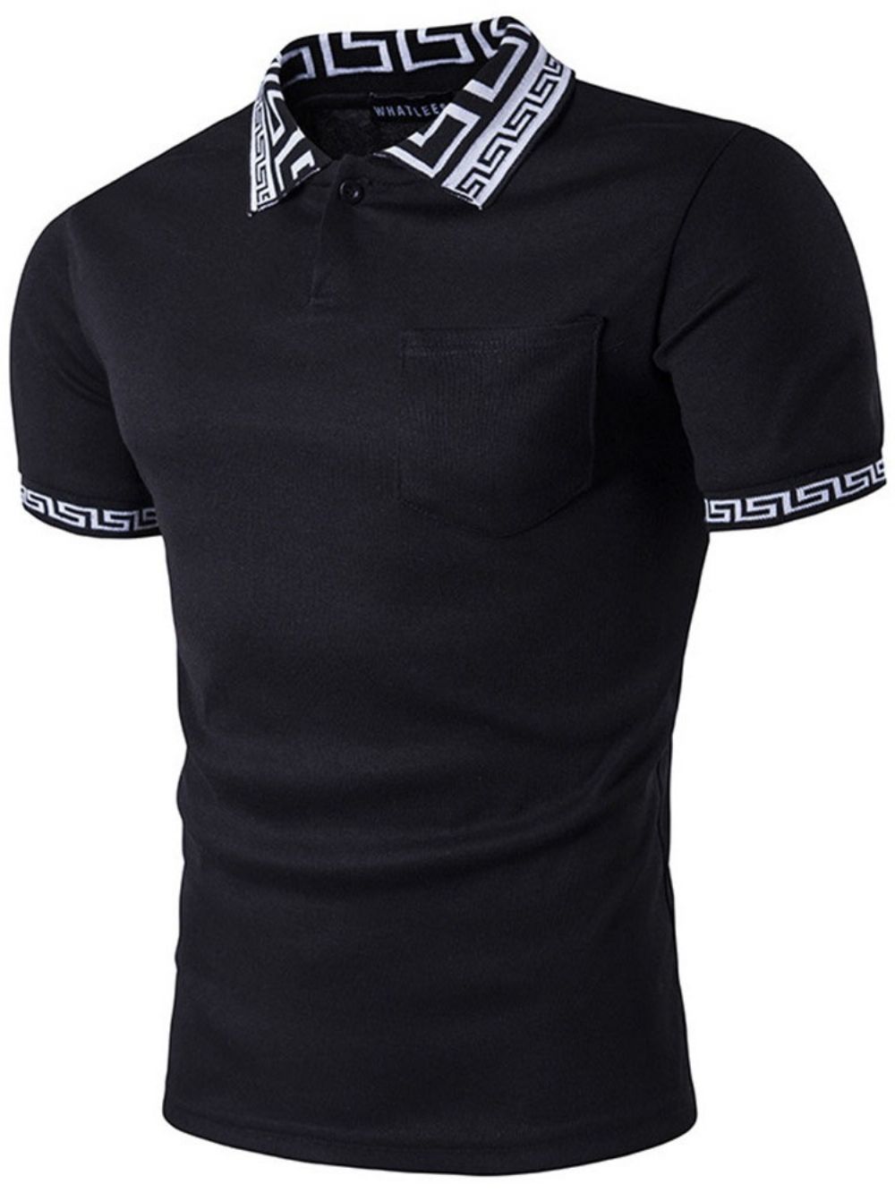 Camisa Pólo Masculina Com Estampa Casual