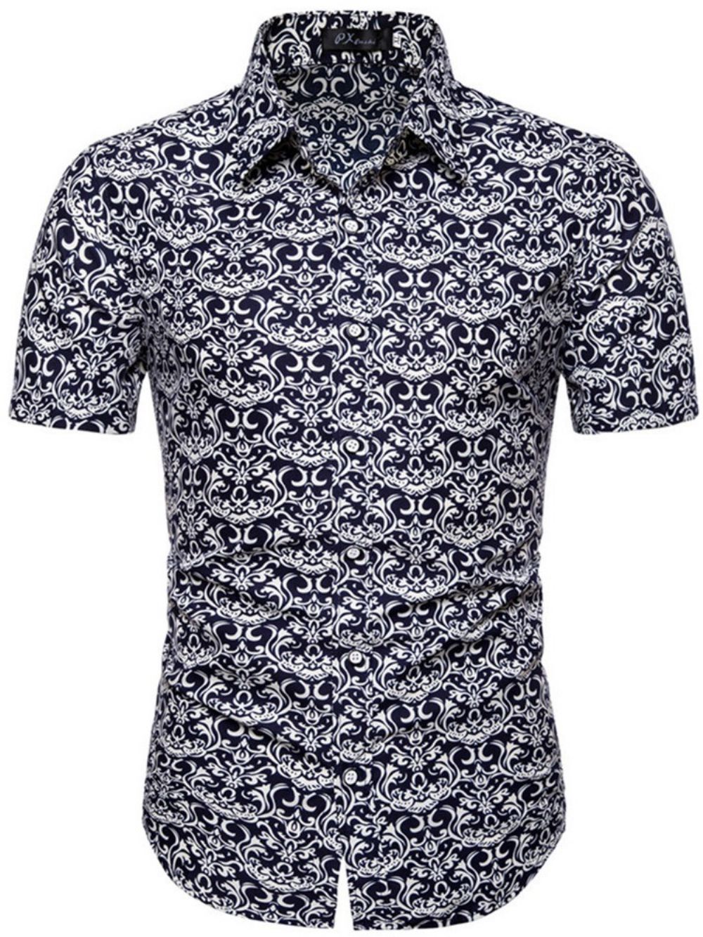 Camisa De Verão Masculina Casual Estampada